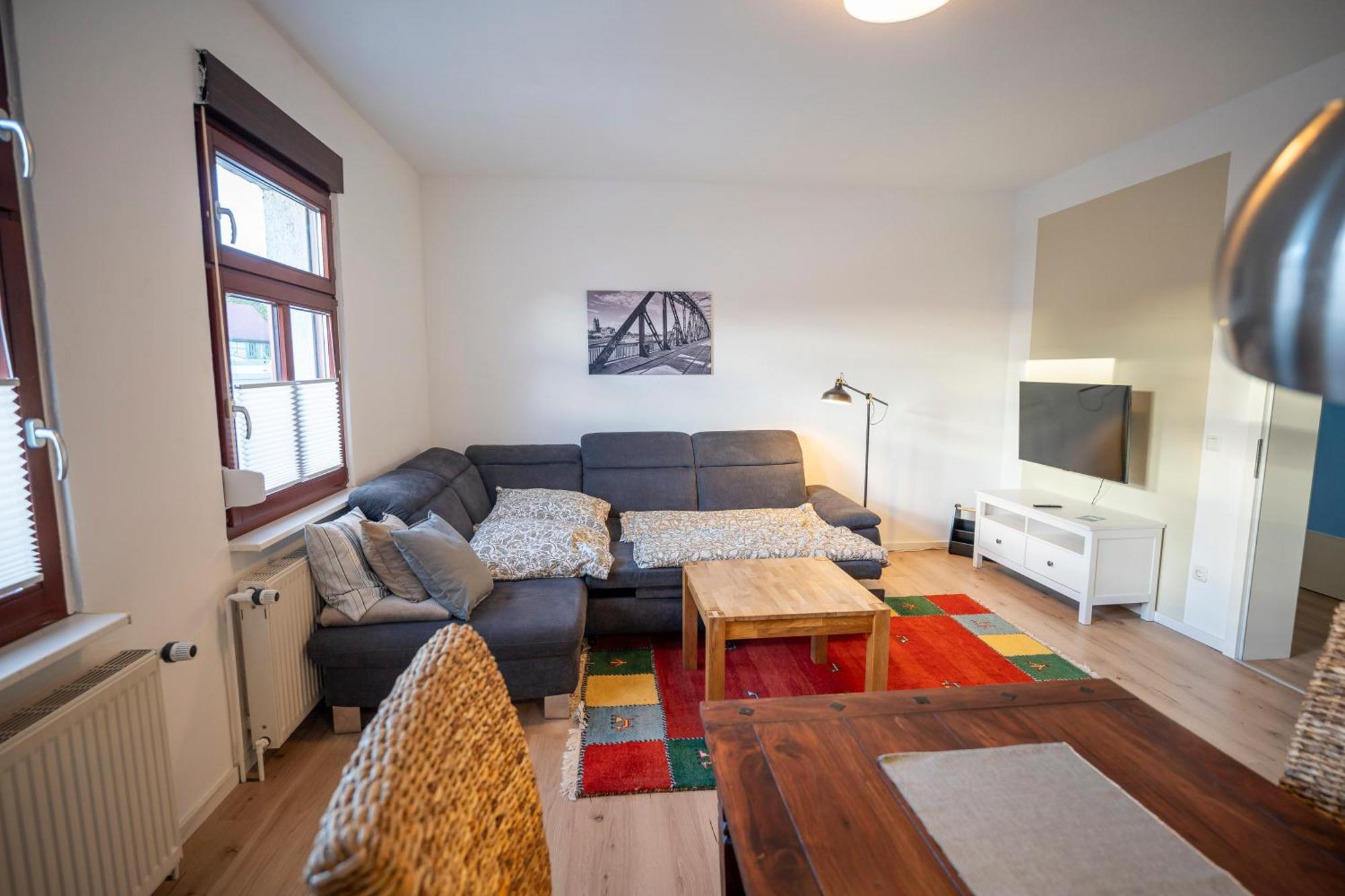 Haus Unterm Mammutbaum - Elberadweg Apartman Magdeburg Kültér fotó